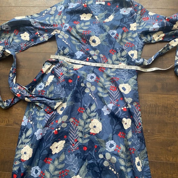 Karma East Ella Wrap dress in Gardenia - Picture 8 of 15